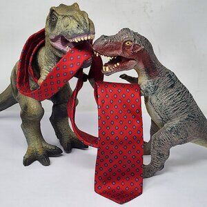 Christian Dior All Silk Red Men's Neck Tie